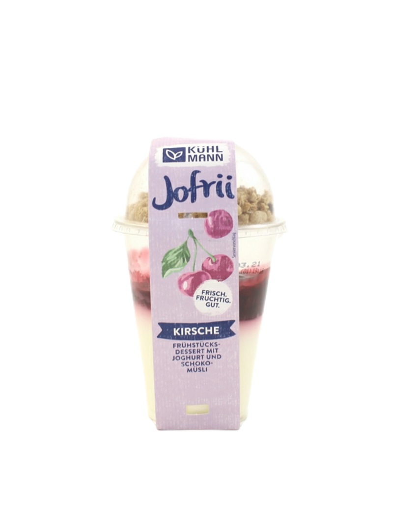 Jofrii Jogh. m. Kirsch-Grütze &amp; Double Choco.-Knuspermüsli 285g – Weihe ...