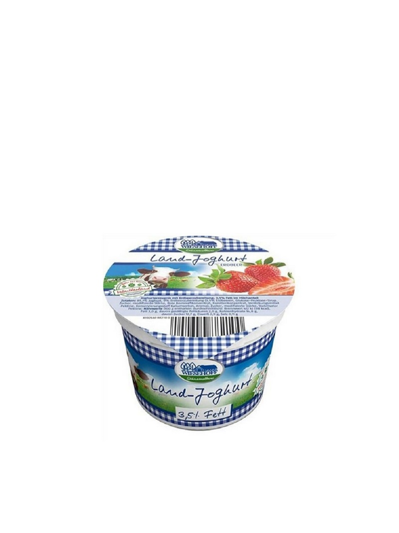 Fruchtjoghurt Erdbeere 3,5% 125g Becher – Weihe Webshop